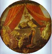 Sandro Botticelli Madonna de Padiglionel oil painting on canvas